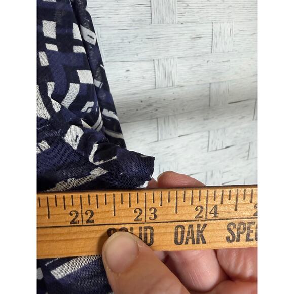 Alfani women’s blouse tiered layered feminine white 3/4 sleeves plus size  - Picture 8 of 9